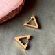 18K Gold Plated Geometric Triangle Stud Earrings